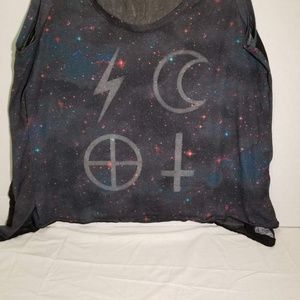 Torrid Mesh Back Galaxy Tee
